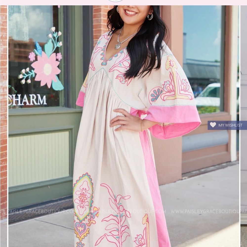 BLUE VELVET DARING‎ HEART BOHO MAXI DRESS